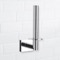 Rectangle Chrome Vertical Toilet Paper Holder